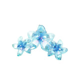 3 Head Plumeria Hair Clips Frangipani Flower Hair Claw Clip Trendy Crab Hair Claw Barrettes Hair Accessories For Girls