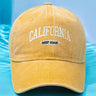 Fashionable Versatile Washed Letters Solid Color Embroidered Baseball Cap For Men Wide Brimmed Casual Sports Cap For Women