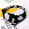 Fashion WomenFloral Headband Hair Accessories Leopard Cross Knotted Bow Chiffon Hair Band Girls Headdress Ladies Hoop Headwear
