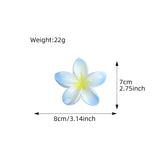 3 Inch Gradient Flower Hair Claw For Women Elegant Resin Floral Hair Clip Fresh Sweety Flower Gripper Girls Hair Accessories