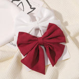 2pcs/set 4.5" Cheer Bow Hair Clip for Kids Lovely Grosgrain Ribbon Hairgripes Girls Delicate Bowknot HairPins Baby Headwear Set