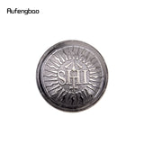 Freemasonry Freemasons SHI Totem Relief Walking Stick with Hidden Plate Self Defense Fashion Cane Plate Cosplay Crosier 93cm