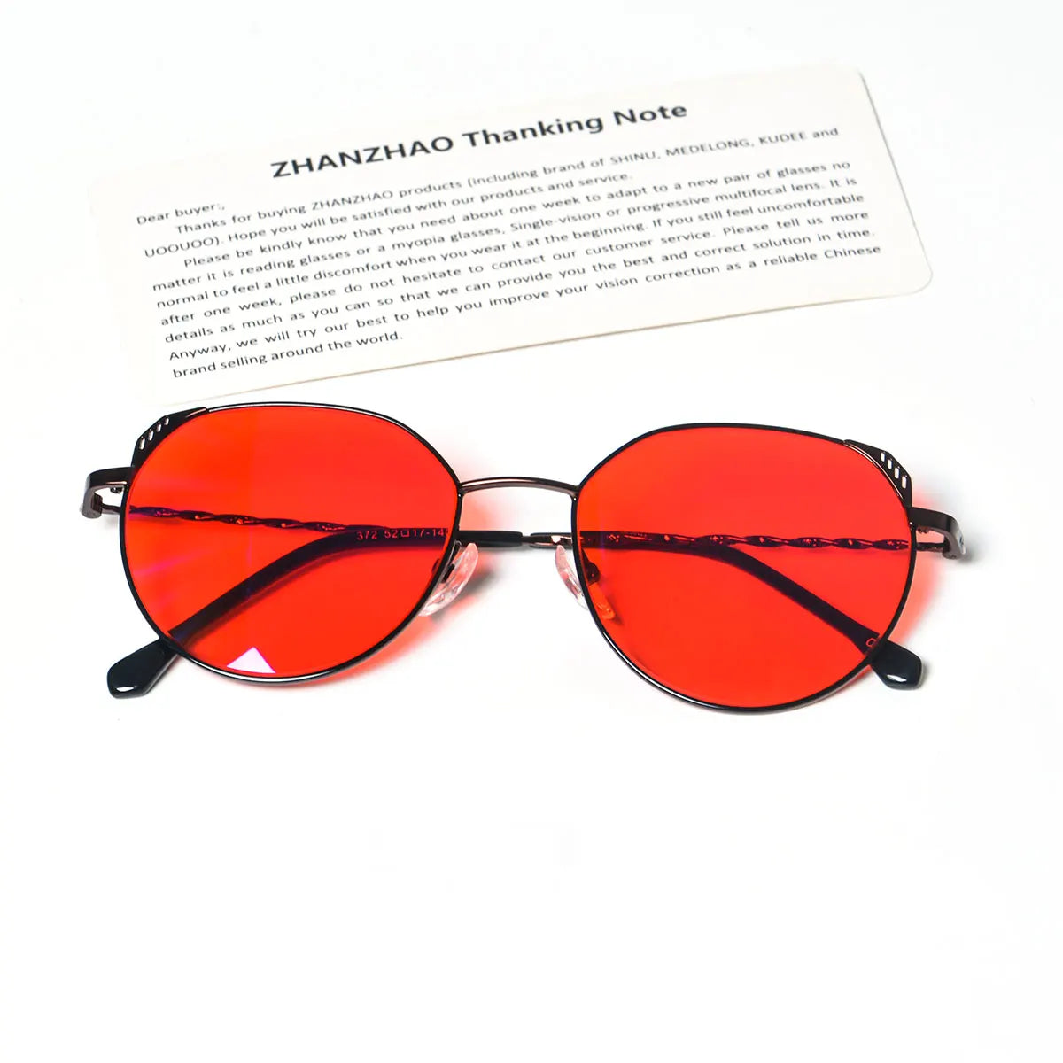 Good Sleep Blue Light Blocking Glasses Men Women Red Lenses Anti Green Light Eliminate Eye Strain Glasses  Bluelight clear lens