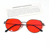 Good Sleep Blue Light Blocking Glasses Men Women Red Lenses Anti Green Light Eliminate Eye Strain Glasses  Bluelight clear lens
