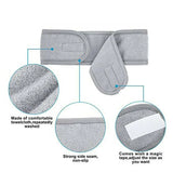 Fashion Headbands Wash Caps Shower Cosmetic Facial Adjustable Turban Tiara Turban Hairband Head Band