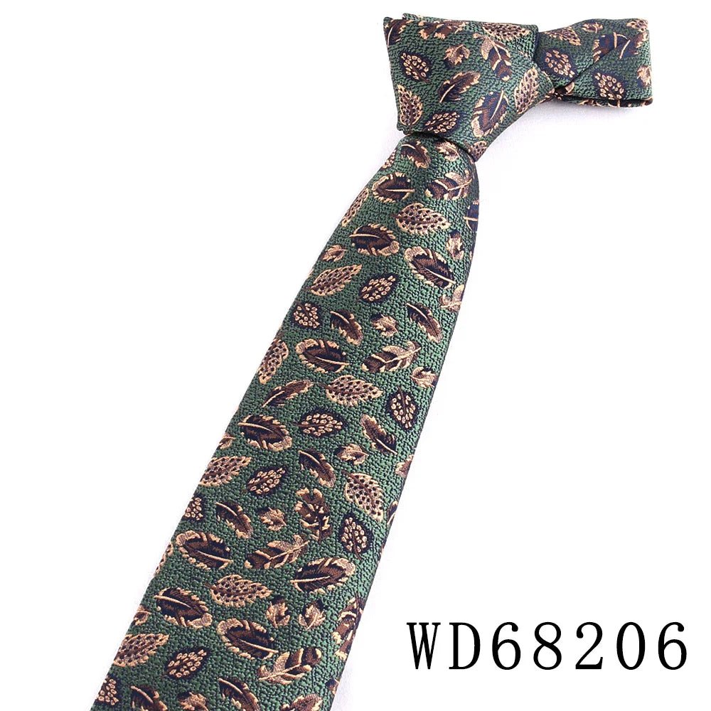 New Wedding Ties For Men Women Business Woven Floral Striped Neck Tie For Party Adult Suit Neckties For Groomsmen Gifts