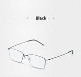 Pure Titanium Glasses Frame Men Women Eyewear Frames Eyeglassess Square Business Classic Design Screwless Denmark Brand