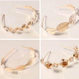 5pcs Blank Metal Headbands DIY Headbands Plain Thin Headbands for Making Hair Accessories For Jewelry