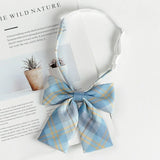 Fashion JK Bowtie Women College Student Collar Tie Cotton Plaid Bowknot Lolita Girls Adjustable Butterfly Anime Cosplay Cravat