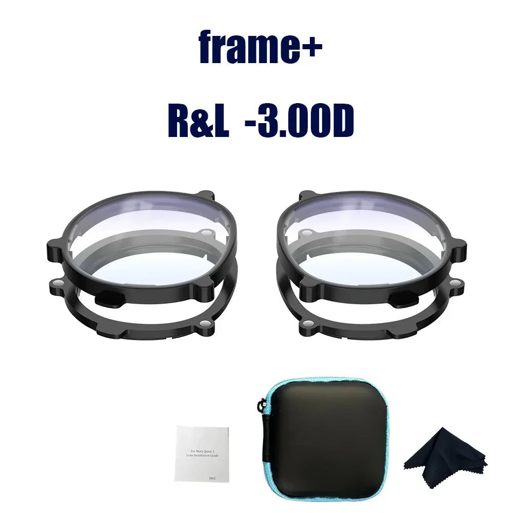 For Quest 3 lens Magnetic eyeglass frames anti-blue light optical lenses protection VR accessories for Oculus/Meta Quest 3