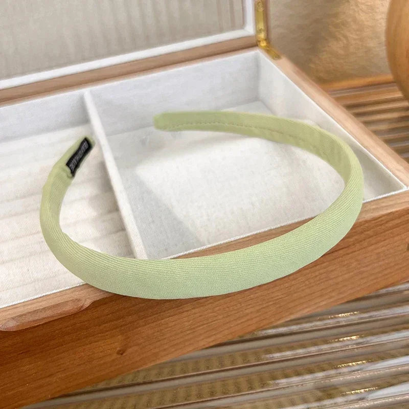 Spring Summer Women Colorful Head Hoop Princess Girls Sweet Plaid Cloth Headbands for Children Daily Headpiece Hair Accessories