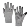 Men Winter Waterproof Cycling Gloves Outdoor Sports Ski Running Motorcycle Touch Screen Fleece Gloves Non-Slip Warm Full Fingers