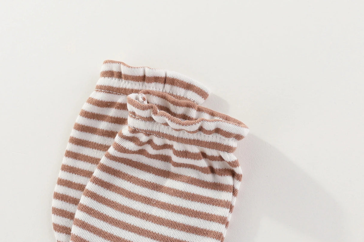 15Pieces New Born Gloves+Hats+Socks Sets Cartoon 100%Cotton Baby Boy Girl Headwear 0-12M Solid Color Infant Supplies Accessories