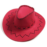 New Kids Western Cowboy Hat Curved Brim Outdoor Toddler Sun Hat Children Birthday Gifts Vacation Cap Party Cosplay Hat
