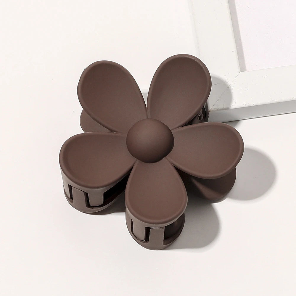Fashion Flower Claw Clips for Women Sweet Girls Hair Claw Big Flower Hair Clamps Lady Crab Clips Hair Accessories for Women