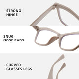 Retro Men Women Clear Lens Presbyopia Glasses Personalized Cat Eye Reading Glasses Blue Light Blocking Eye Protection Eyewear