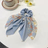 Korean Woman Summer Elegant Pearl Bow Elastics Hair Band Girls Fresh Scrunchies Hair Ties Ladies Ponytail Hold Hair Accessories