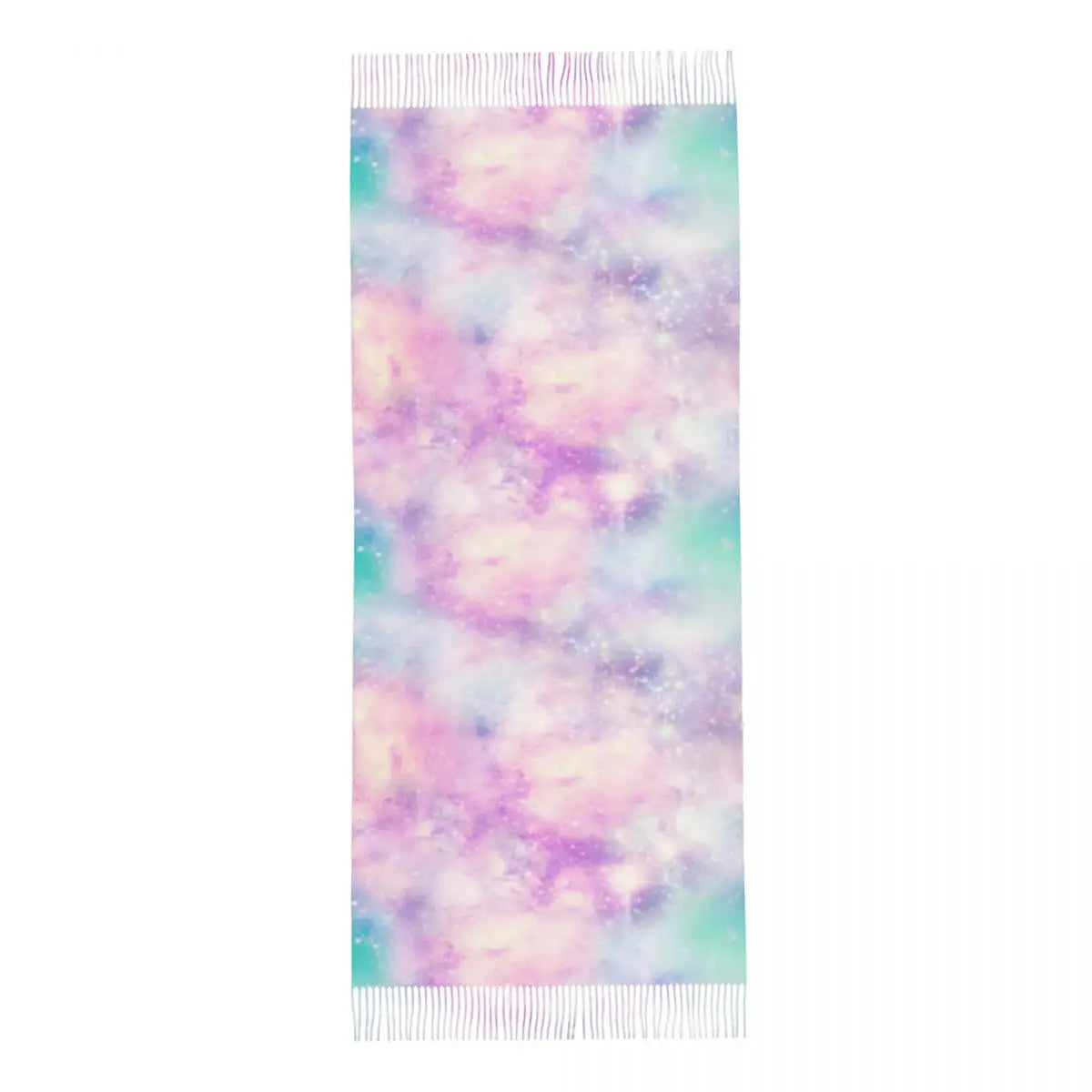 Unicorn Colours Galaxy Universe Print Women's Pashmina Shawl Wraps Fringe Scarf Long Large Scarf
