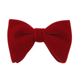 Fashion Velvet Big Bowties Flannelette Large Size Bow Ties For Men Formal Dress Handkerchief Wedding Party Tuxedo Groom Bow Knot