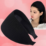 Black Wide-brimmed Headband  Toothed Non-slip  Hair Band  White Hair  Sports  Makeup  Headbands for Women  Diademas  Hairband