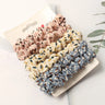 6Pack Women Elastic Hair Bands Cute Hair Ties Gum Print Girls Scrunchies Set Ponytail Holder Small Scrunchy Hair Accessories