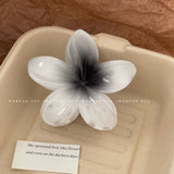 Hawaiian Gradient Hair Clips Flower Hair Claws Big Size Fashion Head wear Hairpin for Women Girls Crab Barrette Hair Accessories