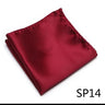 High Grade 2023 New Style Hot sale Silk Handkerchief Black Suit Accessories Solid Men Abraham Lincoln's birthday Pocket Square