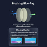Round Square Frame Blue Light Blocking Glasses Japanese Style Unisex Non-Prescription Glasses Eyeglasses Frame