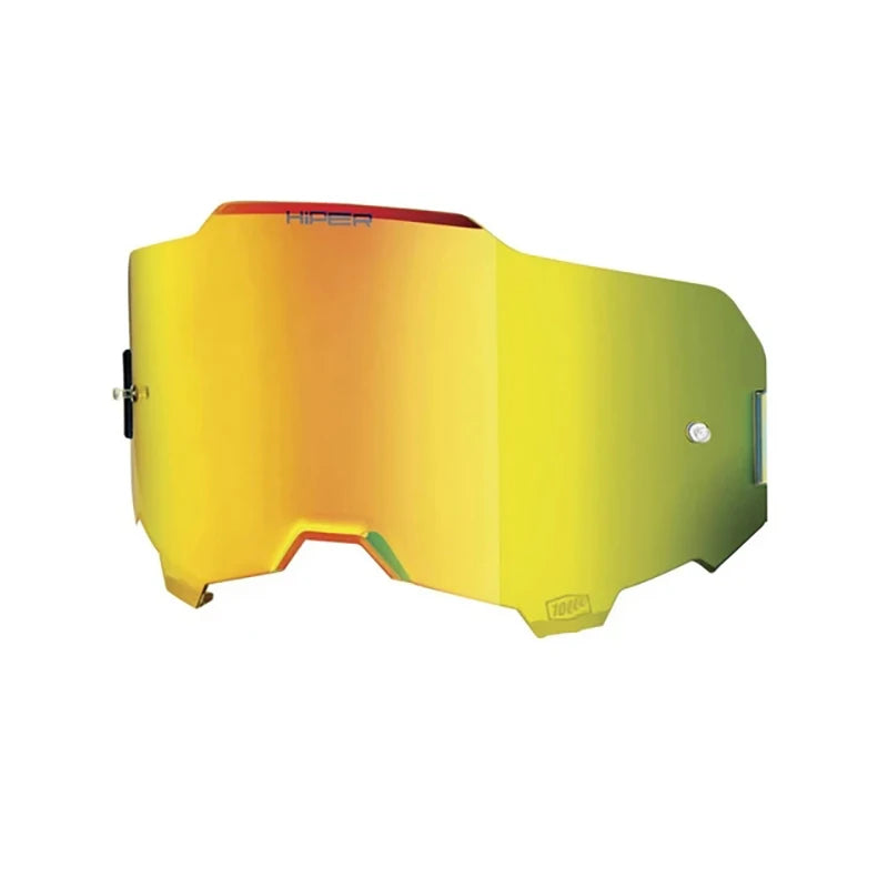 Goggle Replacement Lens 100 Glasses HiPER Mirror Lens Motocross Cycling DH Safety Glasses Moto Dirt Bike Goggles lens
