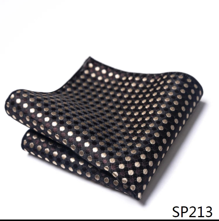 Vangise Brand Newest style  Silk Hanky Man Floral Gray Fit Business lover's day Pocket Square Handkerchiefs