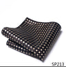 Vangise Brand Newest style  Silk Hanky Man Floral Gray Fit Business lover's day Pocket Square Handkerchiefs