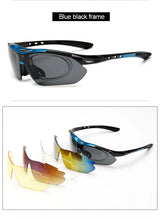 Cycling Glasses For Men's Women Men Outdoor Sports Bicycle Sunglasses MTB Road Goggles Eyewear 5 Lens Bike Equipment Driving