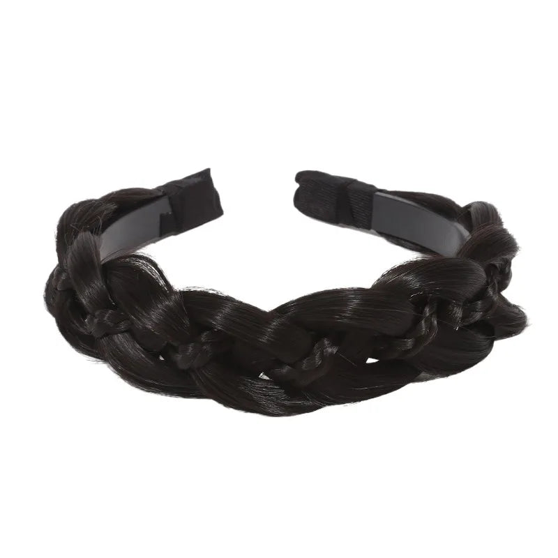 Headbands For Women Wide Fishbone Braids Hairbands Handmade Retro Head Hoop Hair Styling Headwear Accessorie Fashion Braids Hair
