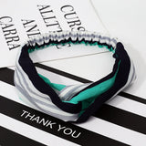 Fashion WomenFloral Headband Hair Accessories Leopard Cross Knotted Bow Chiffon Hair Band Girls Headdress Ladies Hoop Headwear