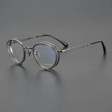 Exquisite Titanium Handmade Glasses Frame Mens Women Retro Square Spectacle Frames Eyeglasses Japanese Design Oval Round Eyewear
