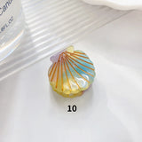 Fashion Shell Hair Claws Hairwear for Women Sweet Cute Mini Shark Clip Crab Clamps Hair Clips Claw Clip Trendy Hair Accessories