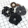 3/5PCS Black White Elastic Hair Bands for Girls Simple Basic Headband Women Rubber Band Hair Accessories Holder Scrunchies Gifts