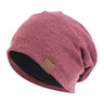 Unisex Beanie Cotton Night Sleep Cap Bonnet Chemo Hat Headwear Turban Baggy Hair Care Nightcap Pullover Hat Solid Colo Men Women