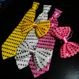 10Pcs Luminous Tie LED Flash Necktie Light up Bow Necktie Lights Sequins Bowtie Rave Rave Party Gift 3 Flashing Light Settings