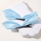 2pcs Black White Ribbon Hair Bows Clips Vintage Bowknot Side Hairpin Cute Girls Barrettes Headdress Hair Accessories for Women