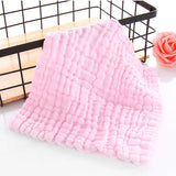 5pcst Baby Towels Muslin 6 layers Cotton SoftBaby Face Towel Handkerchief Bathing Feeding Face Washcloth Wipe Burp Cloth