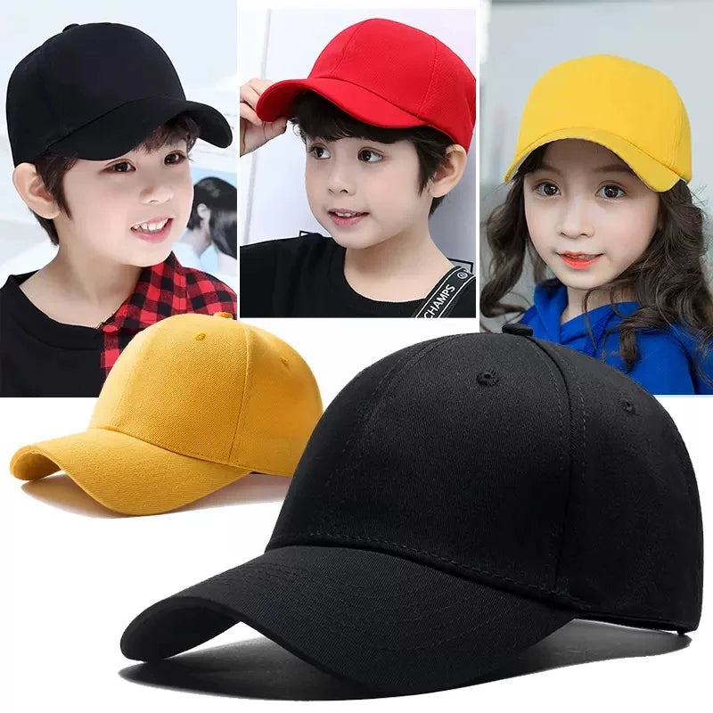 Verstelbare Students Effen Kleur Shading Hip Hop Unisex Baseball Cap Zon Bescherming Lente Zomer Ademend Buitenreizen Kids Hats