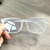 Trending Blue Light Blocking Men's Glasses Gaming TR90 Matte Black Anti Ray Eyeglasses Computer Transparent Fashion Eyewear