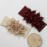 Newborn Baby Girl Headbands Baby Elastic Hair Band Head Flower Toddler Headband Cute Headwear Kids Accessories Nylon Hairban