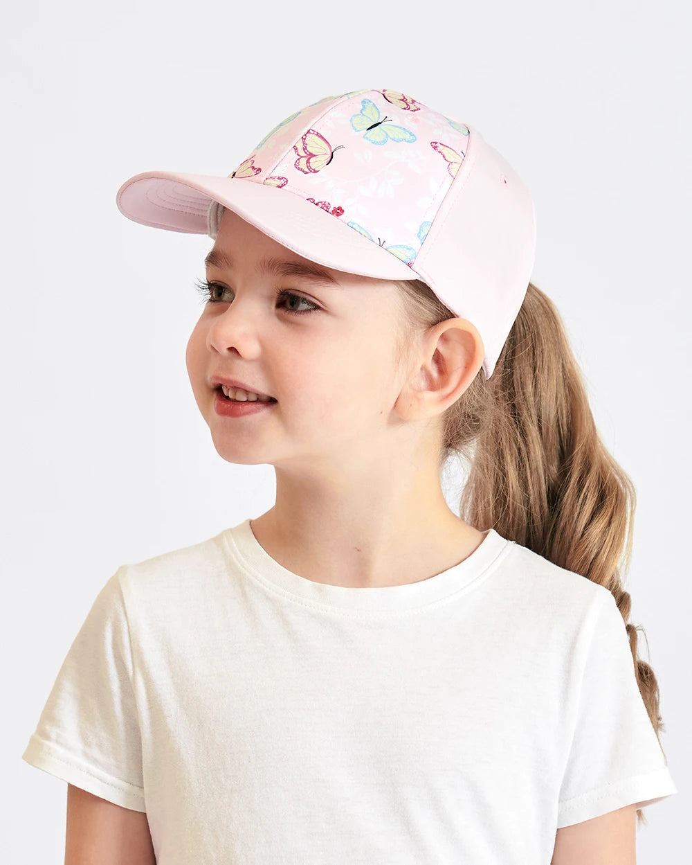 Fashion High Ponytail Kids Boy Hat Sun Hats Baseball Caps Adjustable Solid Color Print Travel Caps Baby Children Peaked Caps Hat