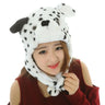 Cute Cosplay Costume Green Headgear Female Beanie Caps Cartoon Winter Autumn Hats Plush Hat Big Frog Eyes Hat Rabbit Bunny Ears