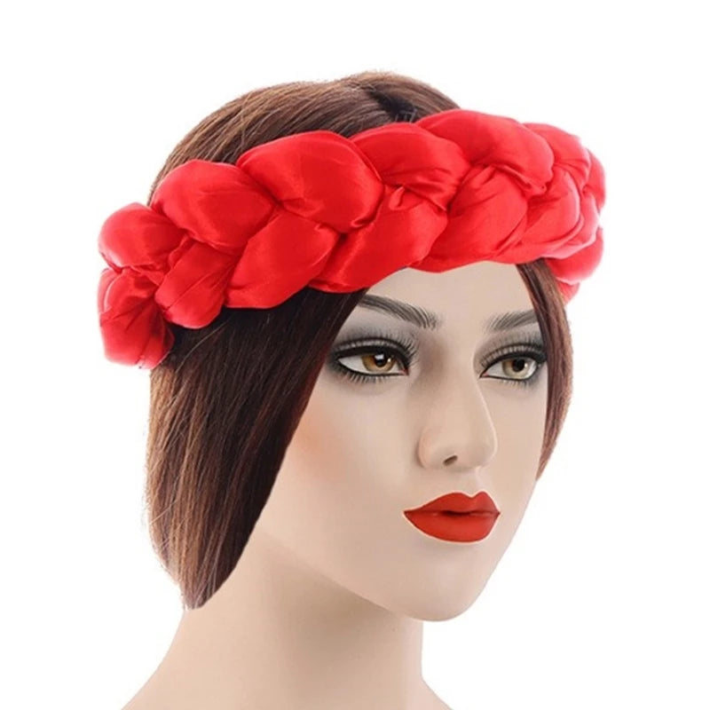 Twisted Hair Band Office Headbands Party Hairband Latest Satins Sports Headwear for Stylish Men and Women