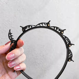 New Double Band Headbands for Women Hairstyle Fashion Non-Slip Hair Bands with Clips  Bezel Hair Hoop Hair Headwear 머리띠