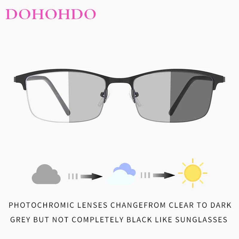 Blue Light Blocking Glasses Reading Glasses For Men's Women Metal Ultra Light Frame Computer Goggles Anti Radiation Antiglare