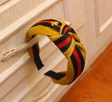2025 New Fashion Hairband Headband For Women Fashion Turban Striped Hair Band Bee Pattern Print Hair Accessories